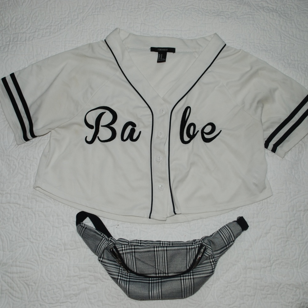 Forever 21 cropped jersey